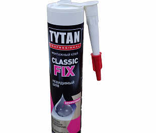 TYTAN PROFESSIONAL CLASSIC FIX клей монтажный каучуковый, прозрачный (310мл)